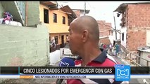 Fuga de gas ocasionó explosión que dejó cinco personas heridas en Medellín