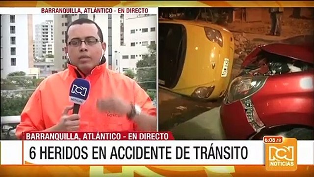 Accidente en Barranquilla dejó seis personas heridas