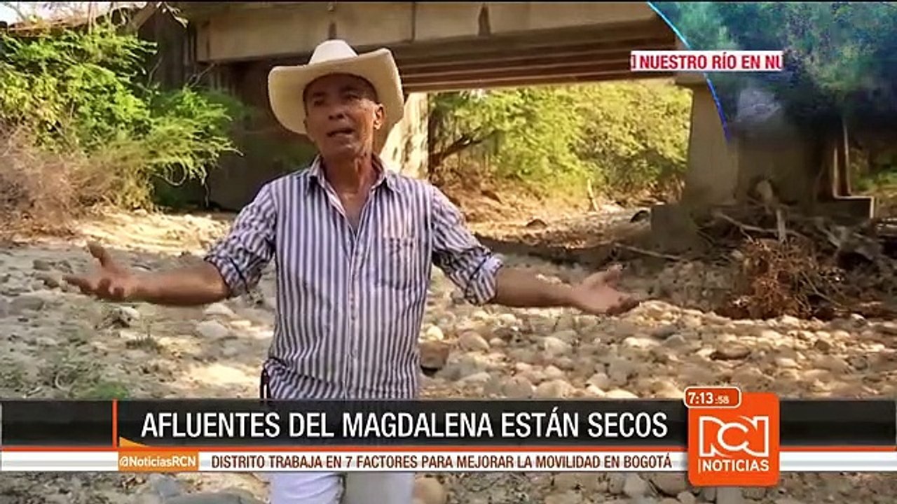 Especial río Magdalena: Sequía del río Magdalena afecta la producción de agricultores y ganaderos