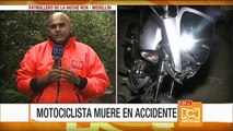 Motociclista murió en Medellín en un accidente de tránsito