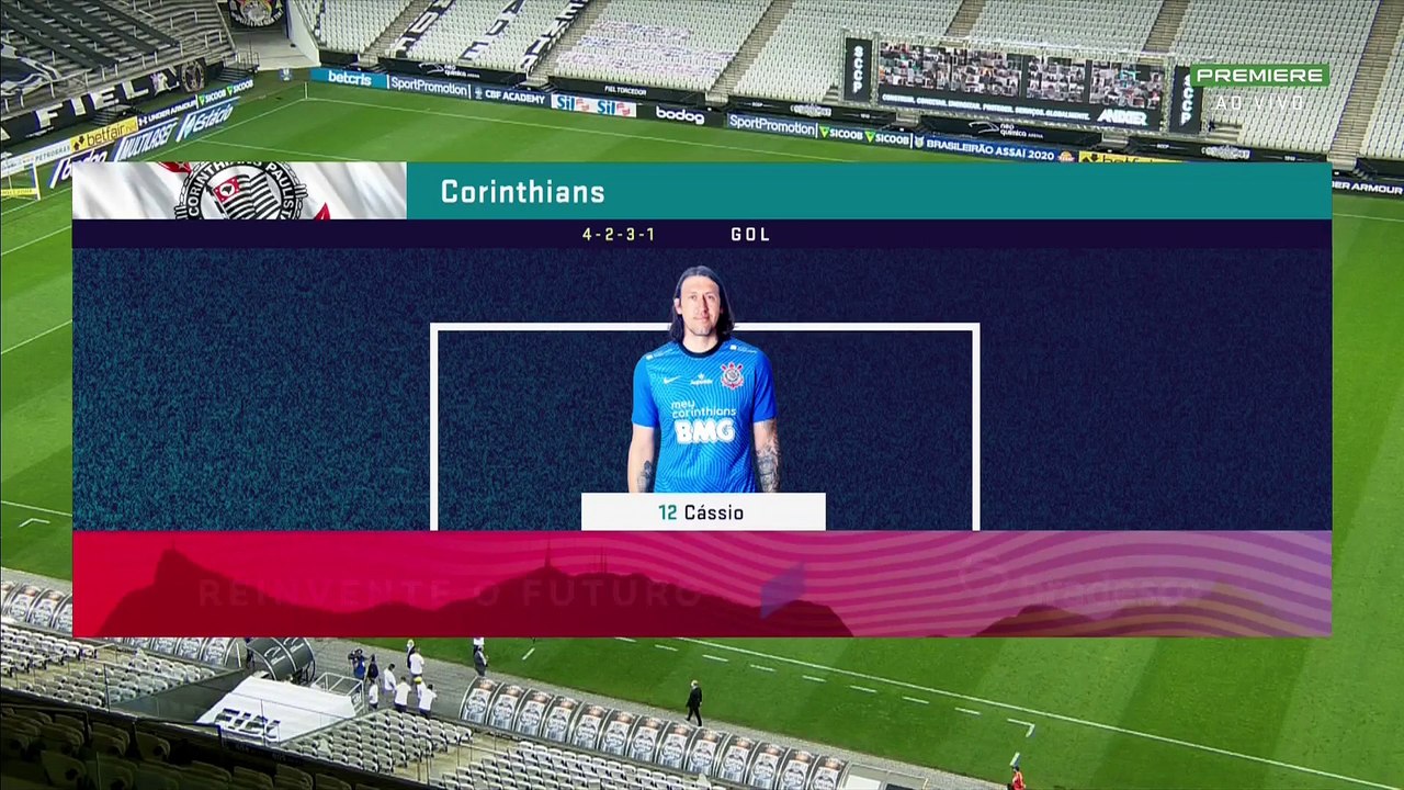 Corinthians x Palmeiras  (Campeonato Brasileiro 2020 9ª rodada) 1º tempo