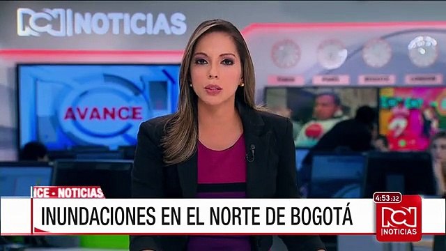 Fuertes lluvias causan desbordamiento de alcantarillas en el norte de Bogotá