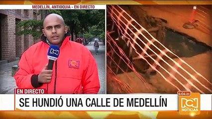 Intenso aguacero afectó algunas vías de Medellín