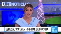 Una visita muy especial recibieron los pacientes de un hospital en Brasil