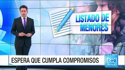 Gobierno pide a las Farc listado detallado de menores en sus filas