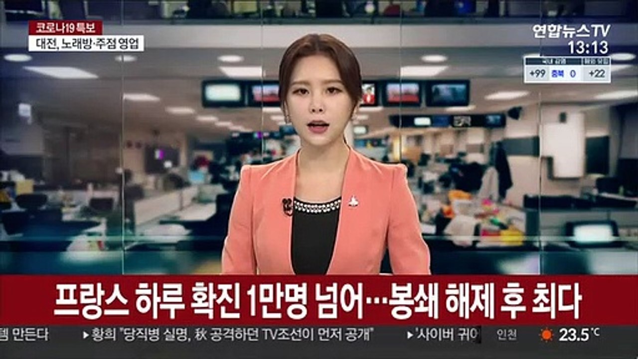 프랑스 하루 확진 1만명 넘어…봉쇄 해제 후 최다