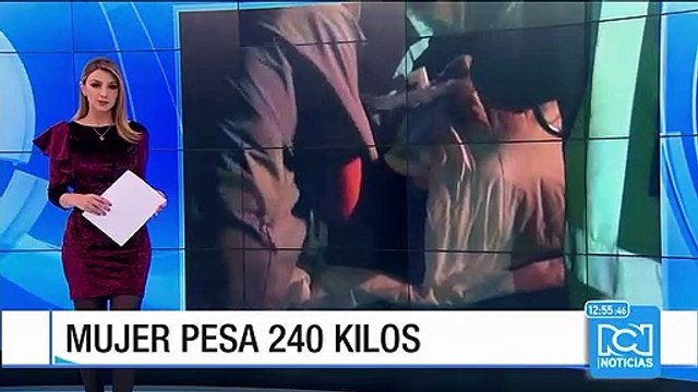 Fuerza Aérea le salvó la vida a una mujer que pesa 240 kilos