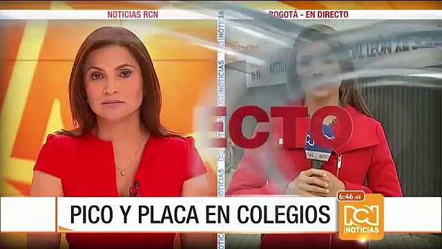 Persisten casos de pico y placa en colegios en Bogotá