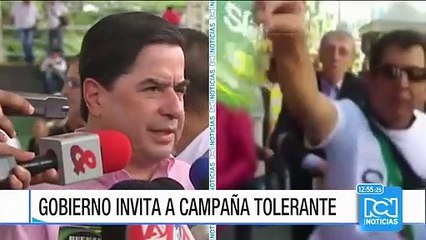 Mininterior invita a la tolerancia en la campaña del plebiscito