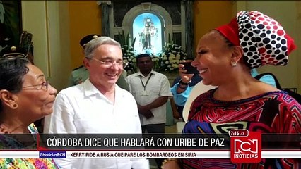 Piedad Córdoba dice que pactó cita con Uribe para hablar sobre el proceso de paz