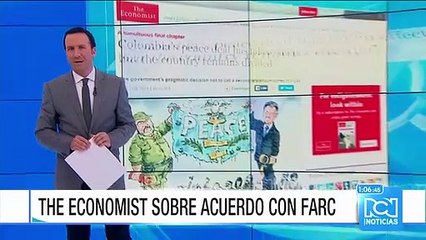 "Colombia: con acuerdo de paz pero aún dividido": The Economist