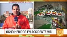 Accidente de tránsito dejó 8 heridos en Barranquilla