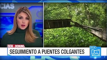 Autoridades desmontan puente colgante en Villeta, Cundinamarca