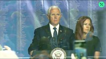 September 11 Attacks - Pence Prays with Mourners in New York