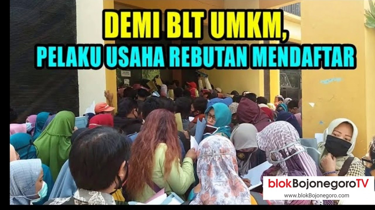 Demi BLT, Pelaku UMKM Berebut Memdaftar