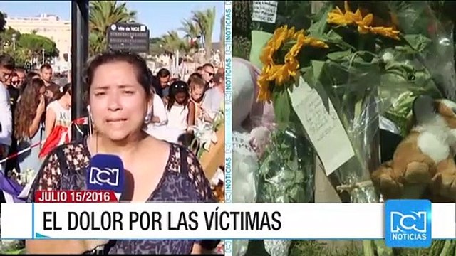 Franceses rinden homenaje a victimas de ataque terrorista en Niza