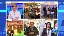 Lluvias marcan la jornada de votación del plebiscito en algunas ciudades del país