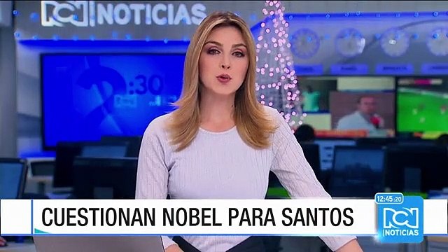 Sectores del país cuestionan la entrega del Nobel de Paz al Presidente Santos