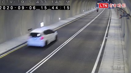 1.4個月開近5000張超速 草埔隧道違規影像曝光（翻攝畫面）