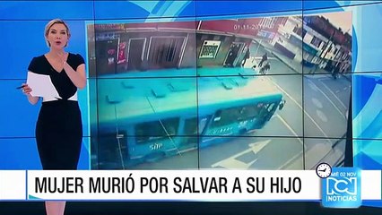 Video revela cómo mujer que perdió la vida en accidente de SITP salvó a su bebé