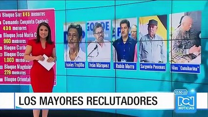 Cuatro departamentos eran las regiones donde más menores reclutaban las Farc