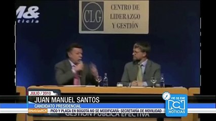 "No voy a subir tarifas": presidente Santos en su primera campaña hacia la Casa de Nariño