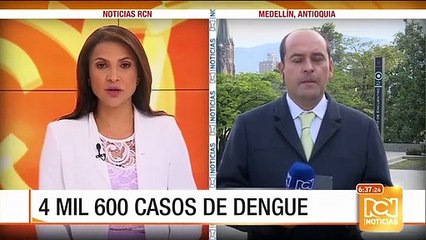 Alto número de contagiados con dengue tienen en alerta a Medellín