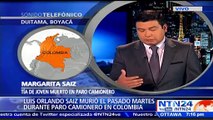 Familia de manifestante que murió en paro camionero espera que el Estado responda