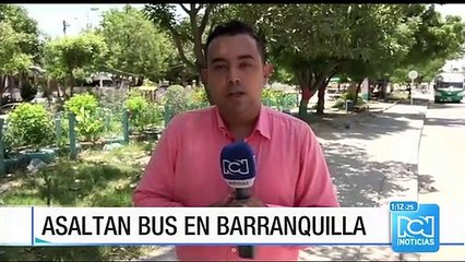 Conductor de un bus en Barranquilla resultó herido durante un asalto al vehículo