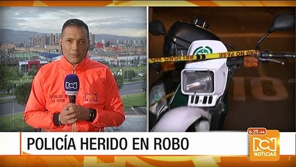 Policía resultó herido cuando intentaron robarle su vehículo