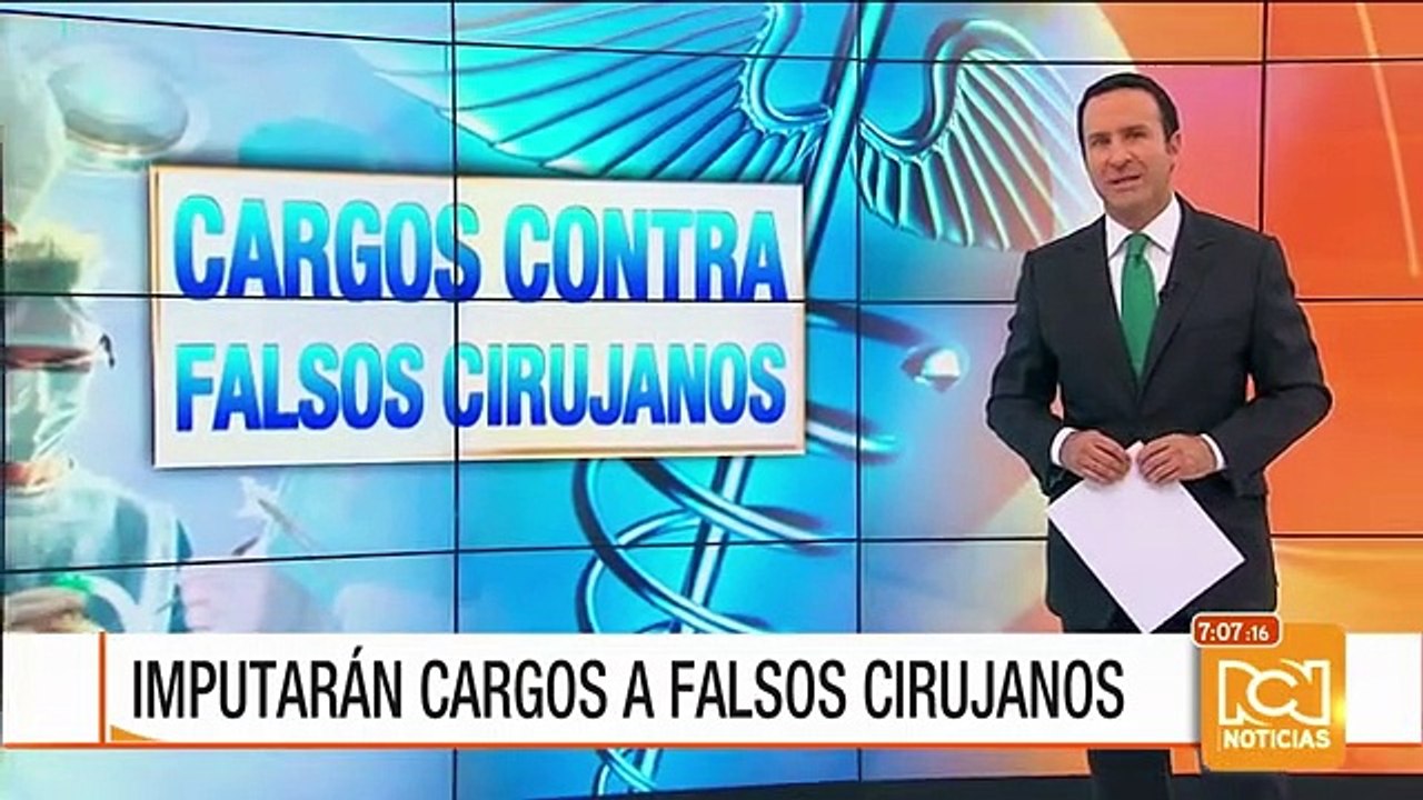 Imputarán cargos a tres falsos cirujanos plásticos