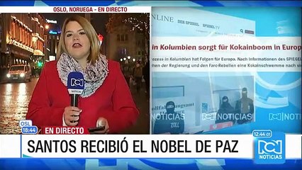 Así registró la prensa internacional la entrega del Nobel de Paz a Santos