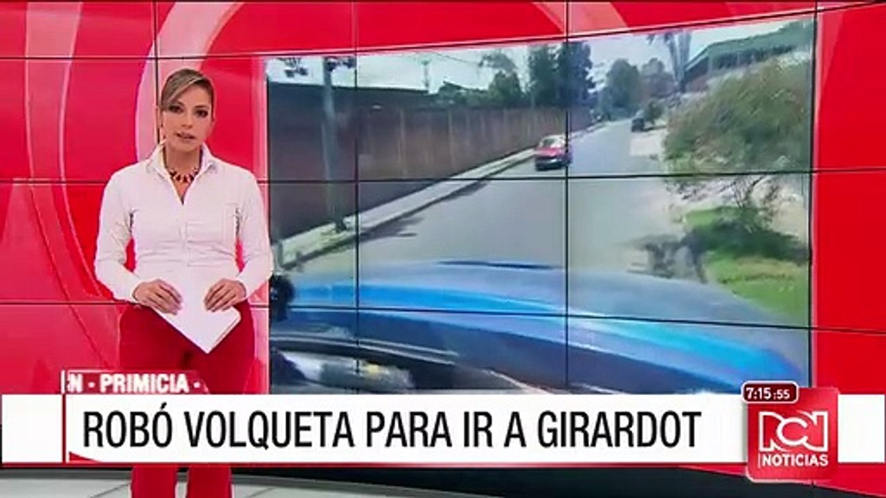 Siete años de cárcel para habitante de calle que robó una volqueta para dar un paseo