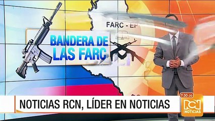 Izan bandera de las Farc en un barrio de Cali, Valle del Cauca