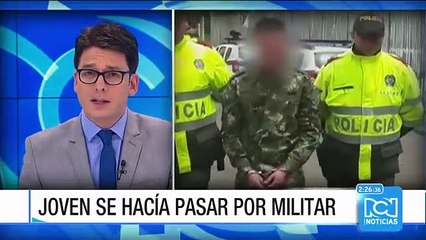 Autoridades capturan en Bogotá a falso militar que sobornaba a ciudadanos