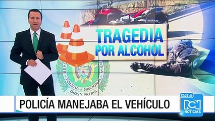 Presunto implicado en grave accidente de tránsito es un policía que conducía ebrio