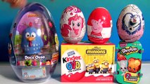 Ovetti Sorpresa Galinha Pintadinha, Shopkins Minions Kinder Peppa Pig, MyLittlePony Disney Collector