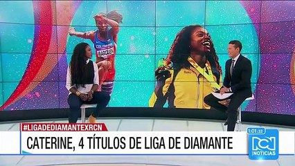 Caterine Ibargüen: "estoy muy feliz de compartir con toda mi gente en Colombia"