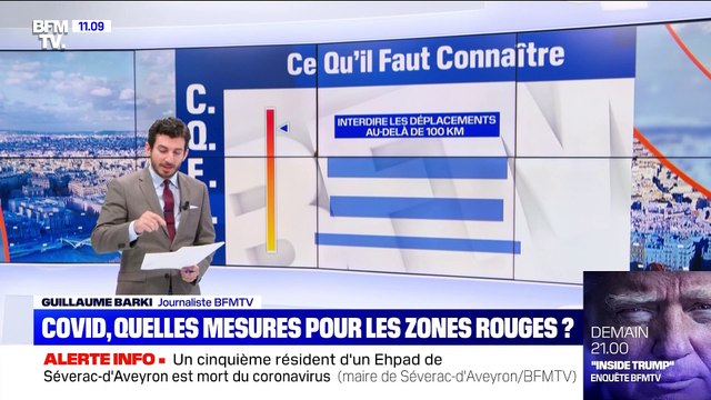 Covid, quelles mesures pour les zones rouges ? - 13/09