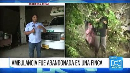 Ambulancia equipada para atender emergencias lleva un año abandonada en una finca del Cesar