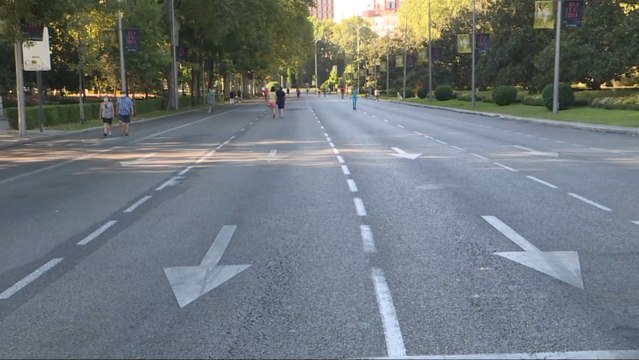 Madrid vuelve a peatonalizar algunas calles como es el Paseo del Prado