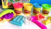 Play Doh Scoops 'n Treats Blueberry Popsicle, Mint Ice Cream Waffle & Vanilla Sundae with Frosting