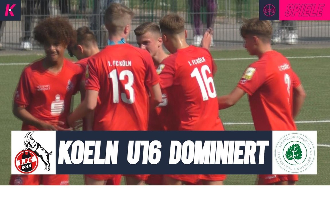 Geißböcke starten traumhaft | 1. FC Köln U16 – Lindenthal-Hohenlind U17 (B-Junioren Mittelrheinliga)