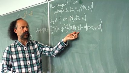 V7 Mathématiques de l'ingénieur : Tangente à une courbe du plan