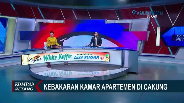 Sebuah Kamar Apartemen Terbakar, 10 Unit Mobil Pemadam Kebakaran Dikerahkan