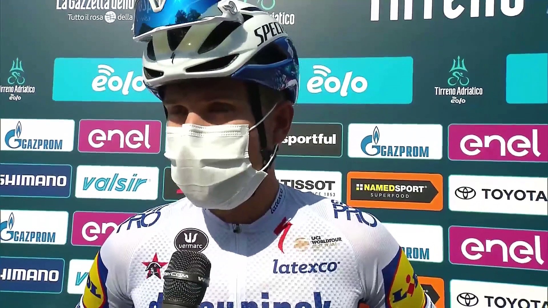 Tirreno-Adriatico EOLO 2020 | Stage 7 Pre-race interviews - Video  Dailymotion