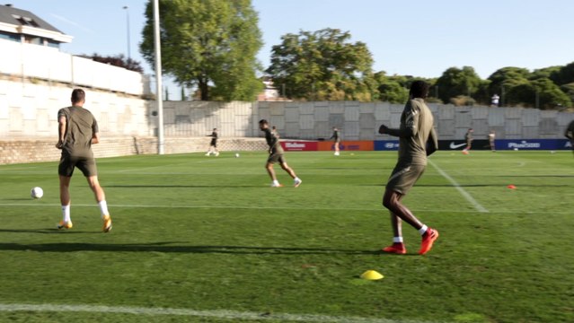 Entrenamiento del Atlético de Madrid sin el Cholo Simeone, positivo en coronavirus