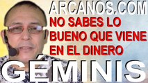 GEMINIS, NO SABES LO BUENO QUE VIENE EN CUANTO A DINERO - Horóscopo ARCANOS.COM 13 al 19 sept 2020