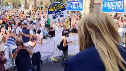 GIORGIA MELONI "GRAZIE TARANTO, LIBERIAMO LA PUGLIA"