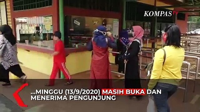 Situasi Taman Margasatwa Ragunan Sehari Jelang Diberlakukannya Kembali PSBB
